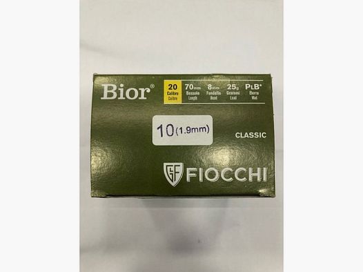 FIOCCHI CART BIOR C20 PB 10