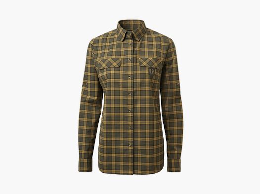 Chevalier Bluse Creek Coolmax Moss Checked