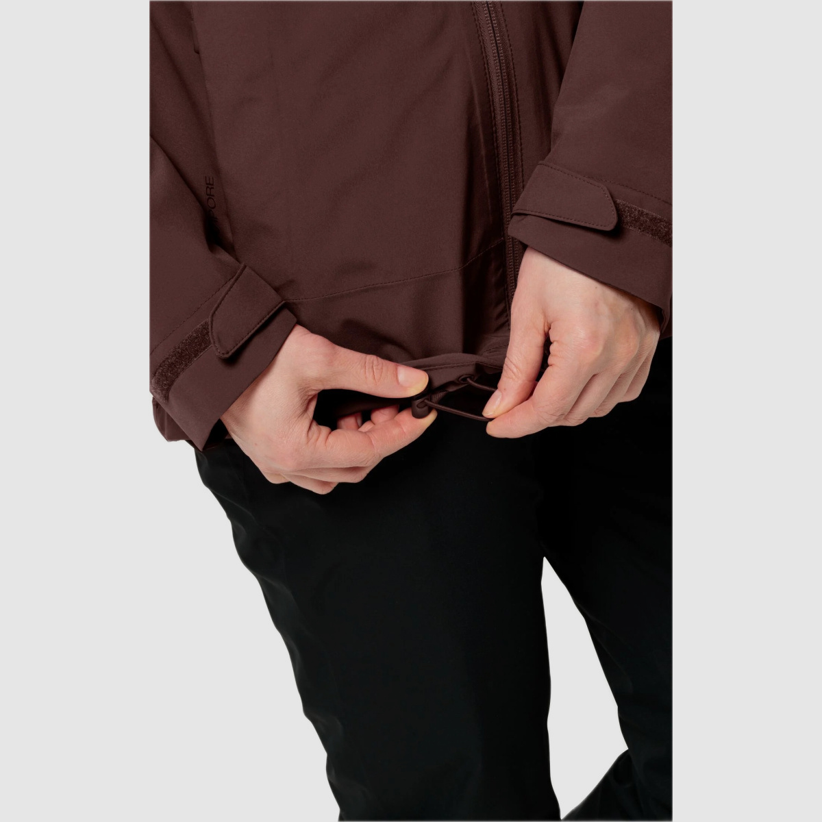 JACK WOLFSKIN Moonrise 3in1 Jacke W Dark Maroon