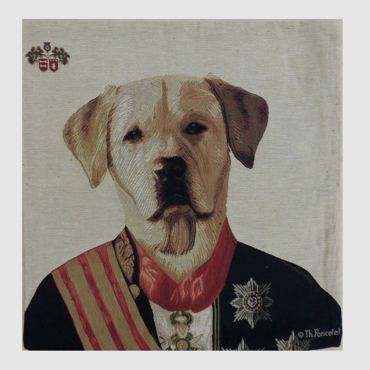 Lovergreen kussen met motief kussen gekleed hond nr. 6