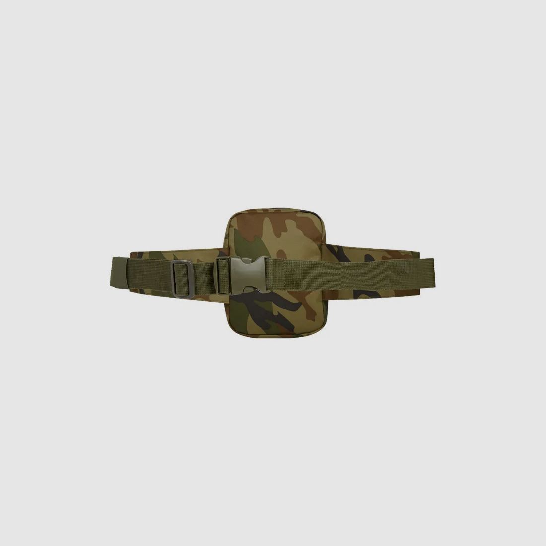Brandit waist belt "Allround" with pocket + bottle holder - US Woodland