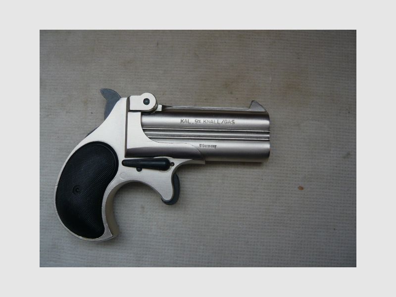 Derringer NORIS Twinny verchroomd met geschroefd loop PTB276
