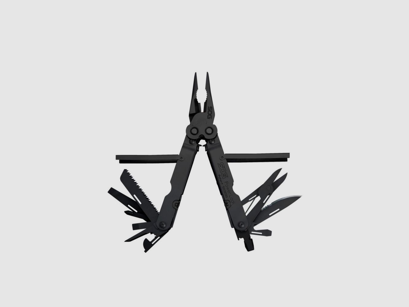 SOG Powerlock Eod - Scissors - Black Oxide - Nylon Sheath