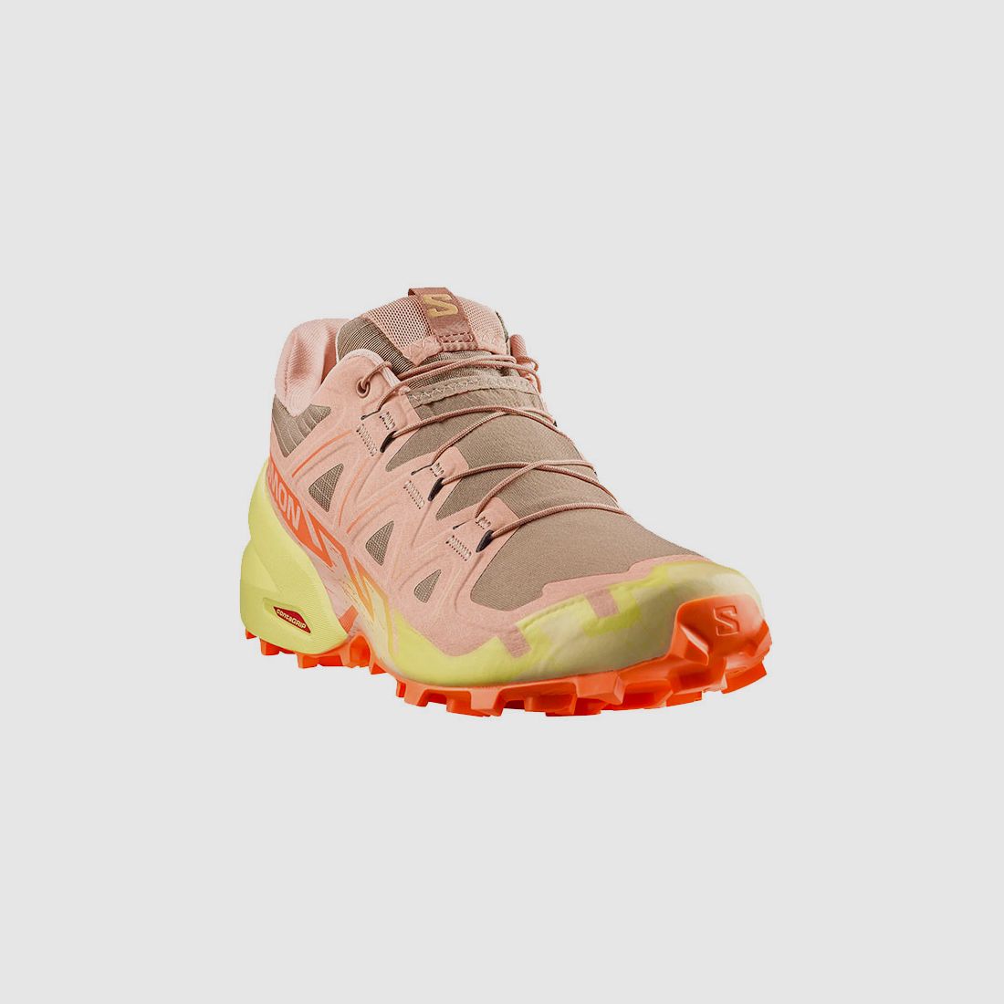 SALOMON – DAMES – SPEEDCROSS 6 W Burro / Sunny Lime / Almond Cream, afbeelding 4 van 6