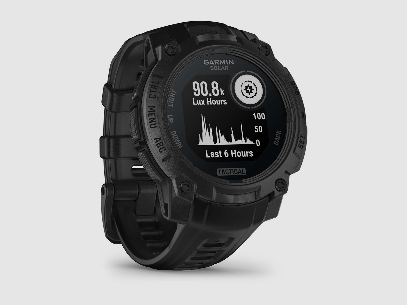 Garmin Instinct 3 Solar Tactical Edition 45 mm negro, imagen 8 de 8