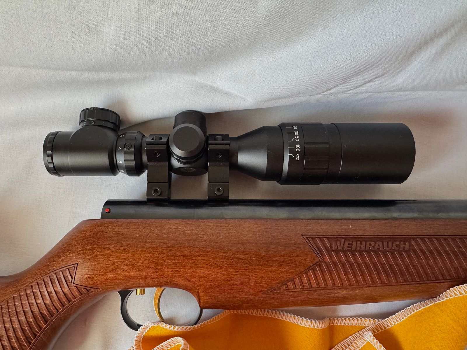 Weihrauch HW 97 K 5,5 Export Feder + Zielfernrohr + Reinigungsset