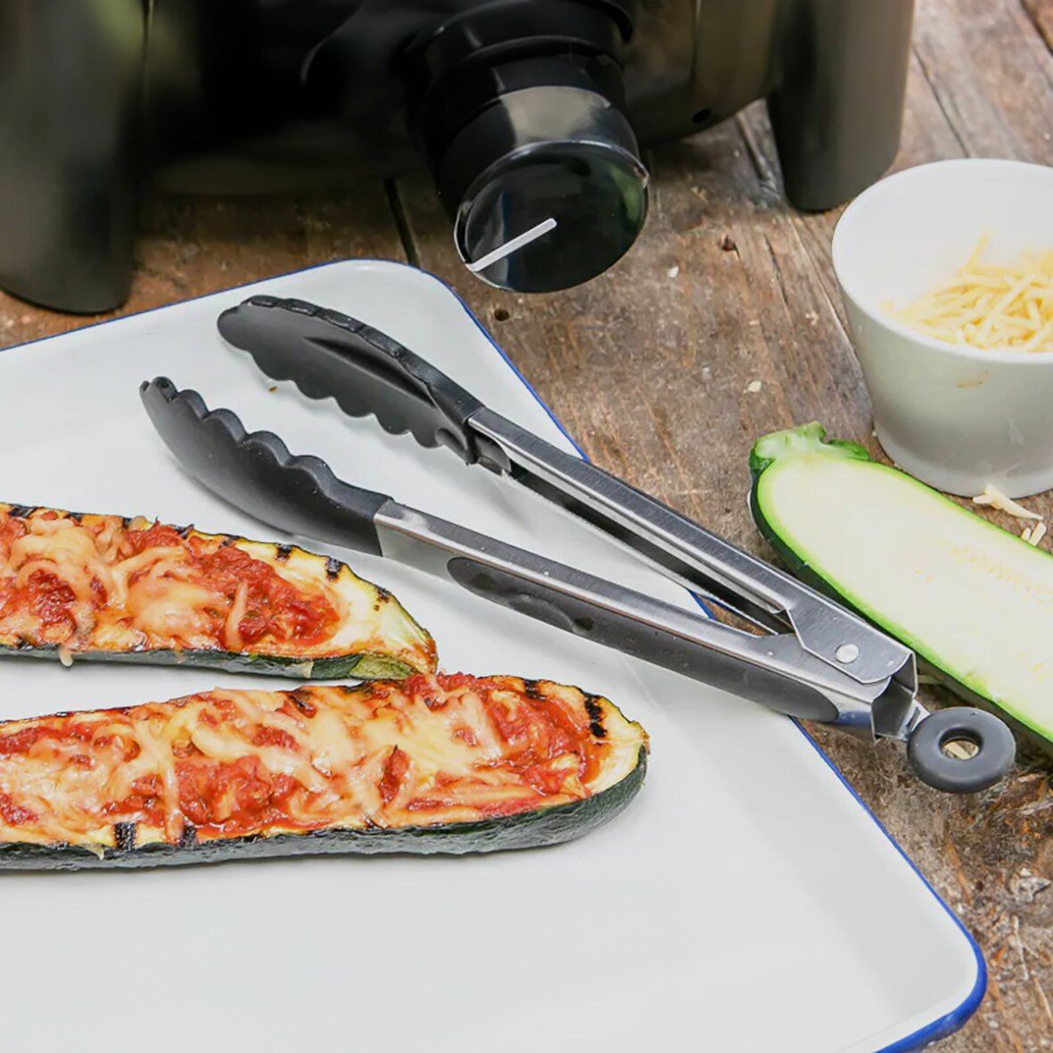Stainless Steel Tongs, 280 mm, image 1 of 3