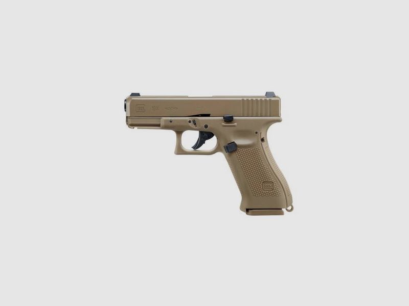 GLOCK CO2 Waffe Pistole G19x Coyote Kal. 4,5mm BB Blowback