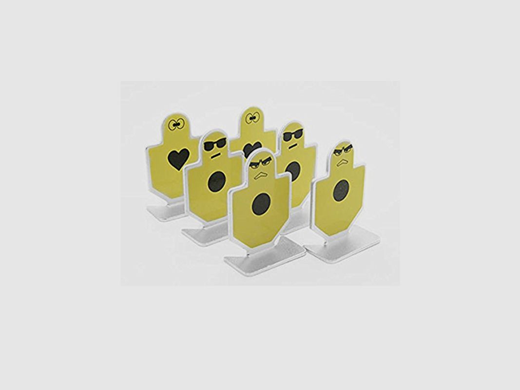 Metaaldoelen "WARRIOR" Element (6 stuks)