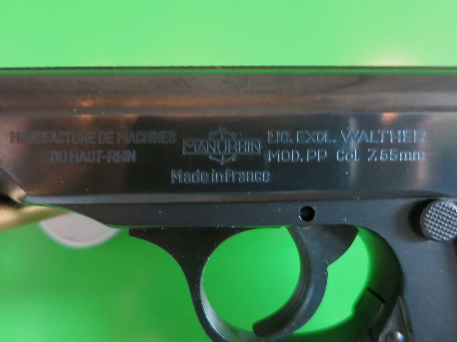 Manurhin-Walther PP "Pistola della polizia", 7,65 mm Browning (.32 Auto), come nuova       #75-