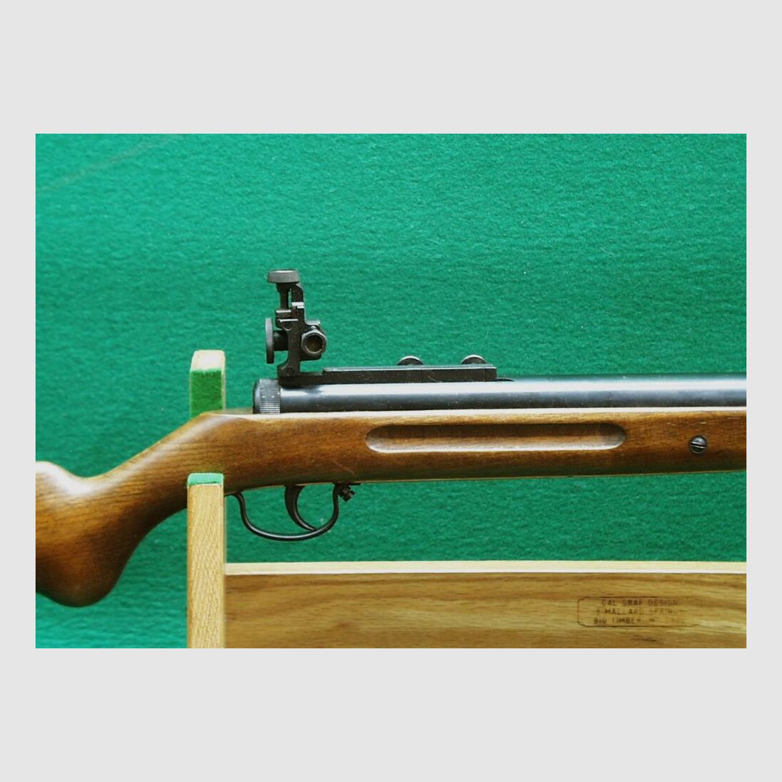 Rifle de aire comprimido Krico con diopter Anschütz