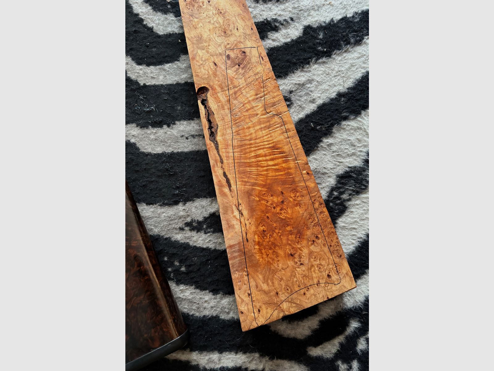 Stock wood super luxury for rear & fore stock, image 3 of 5