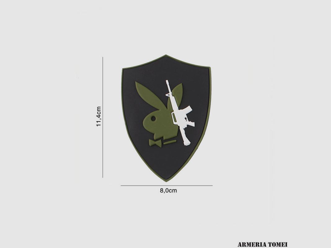 PATCH – 3D PVC PLAYBOY GUN #5116