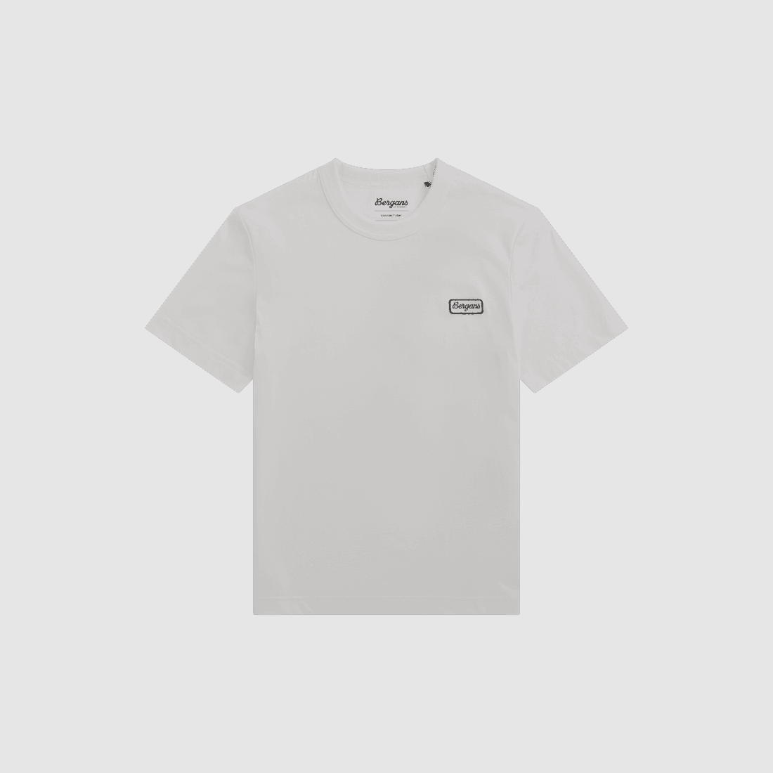 Bergans Logo Cotton Tee Women Arctic White XL