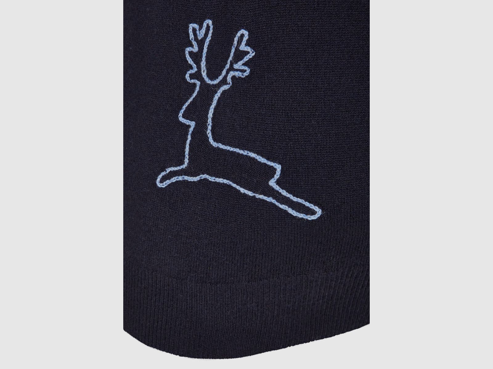 Habsburg Pull en Cachemire Bleu Foncé, image 3 sur 3