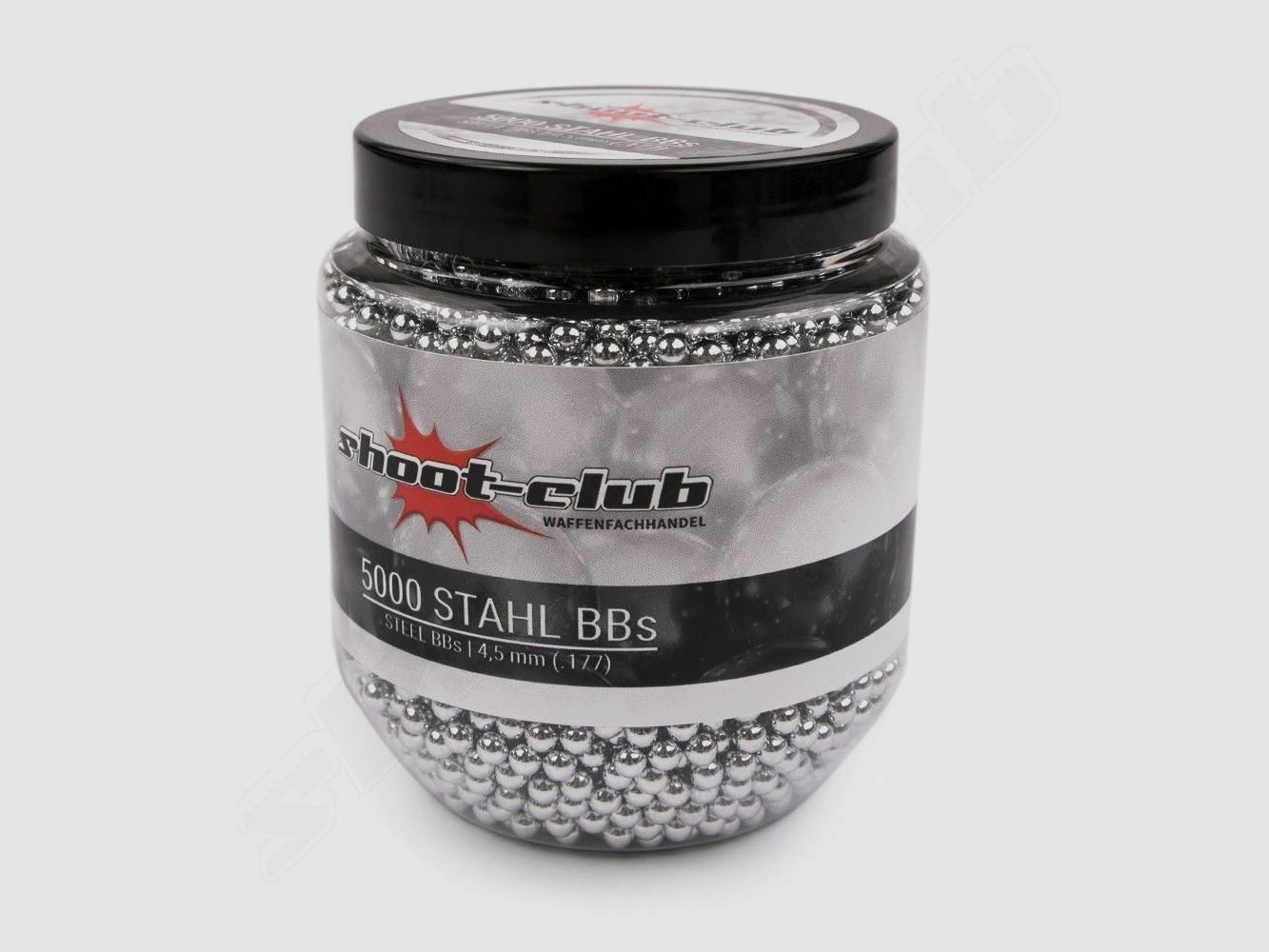 shoot-club GmbH Stahlkugeln shoot-club Kal. 4,5mm / 0,34g - 5000 Stück, Bild 1 von 2