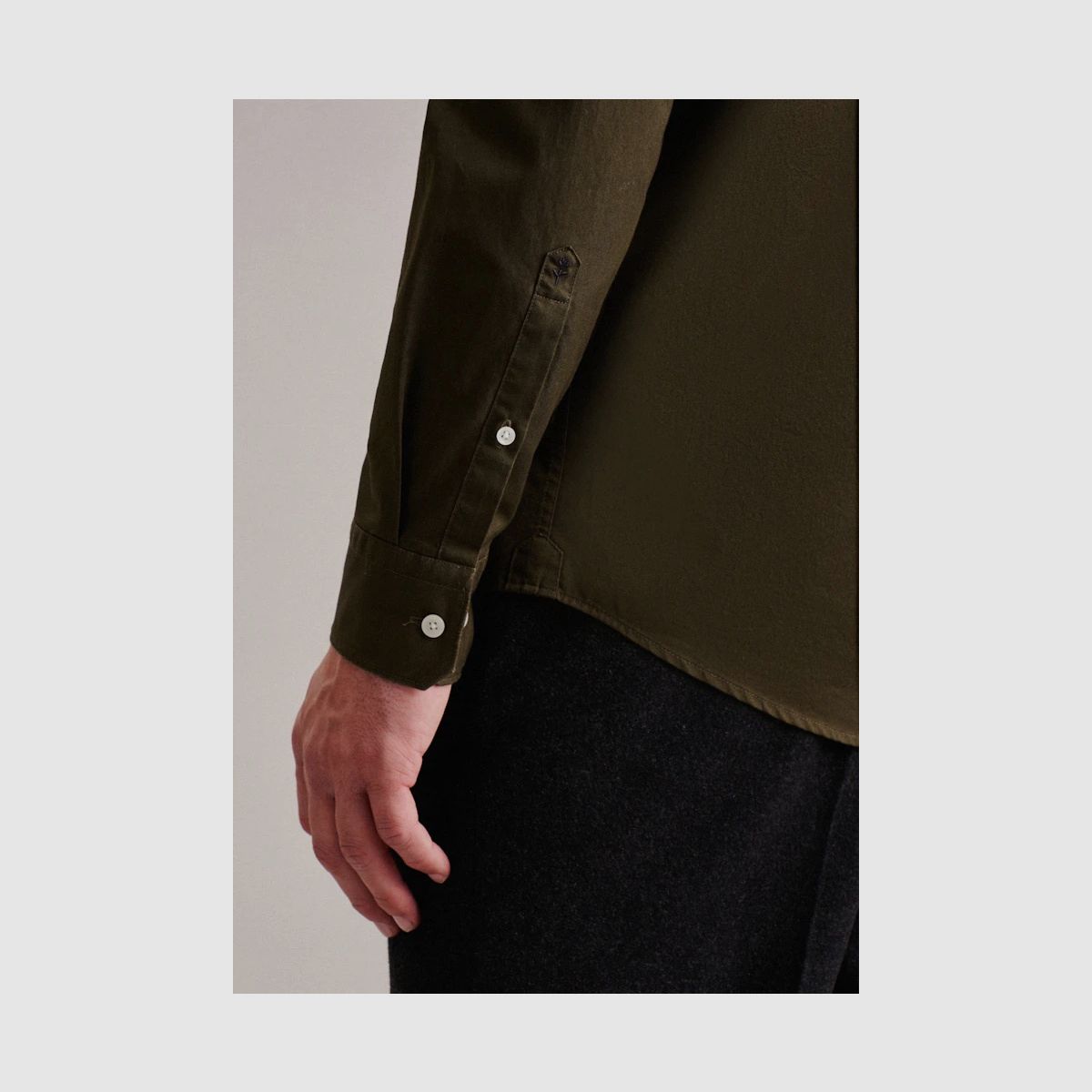 SEIDENSTICKER Twill Casual Hemd in Regular mit Button-Down-Kragen