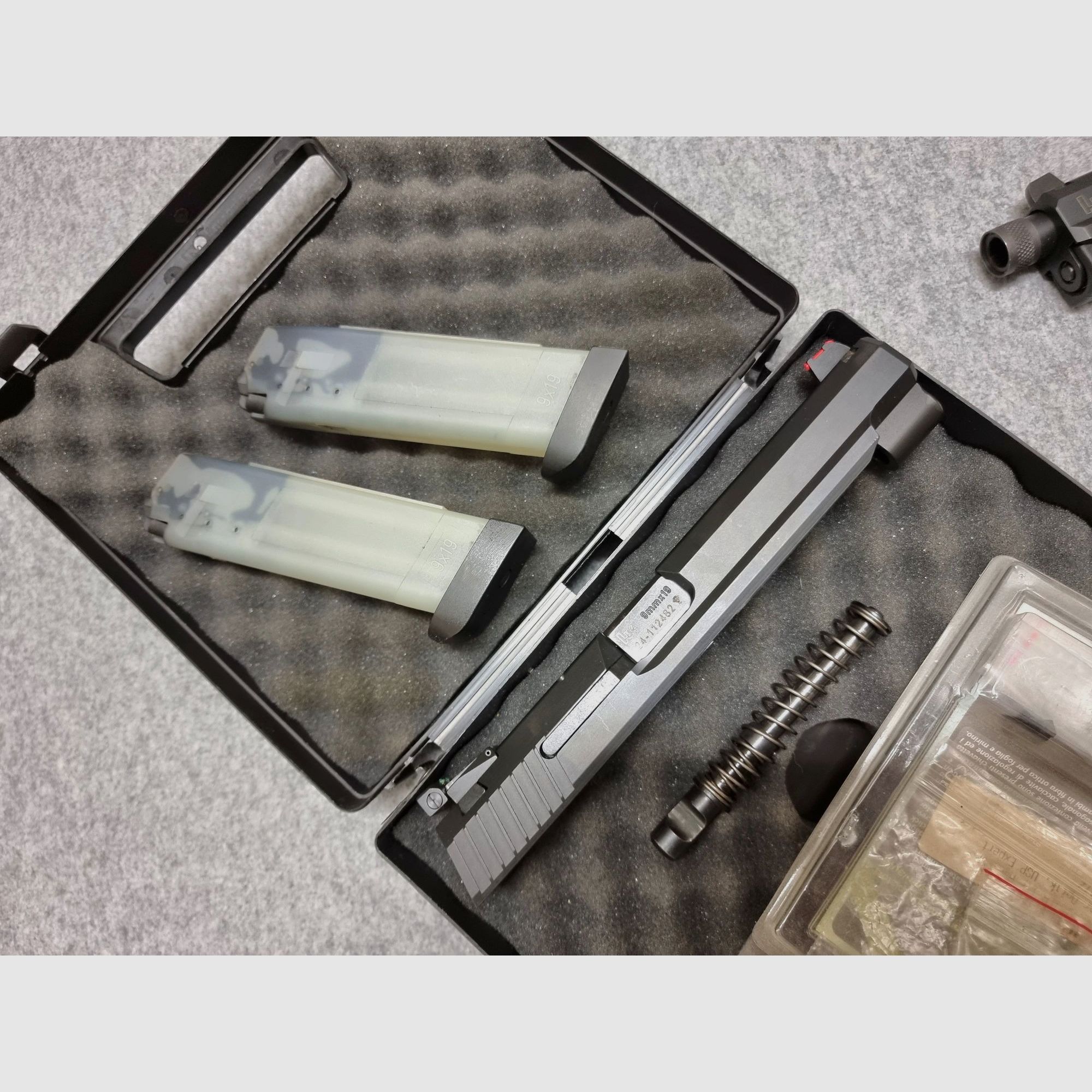 SET: Heckler&Koch USP Tactical Pistool .45 ACP met verwisselsysteem Expert 9mm Luger - H&K HK