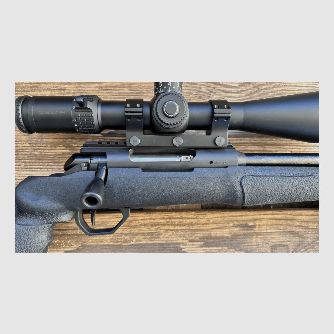 Voere Victor 3 mit Stryker 5-50x56 HD Zweibein und Sinus Brake .22lr