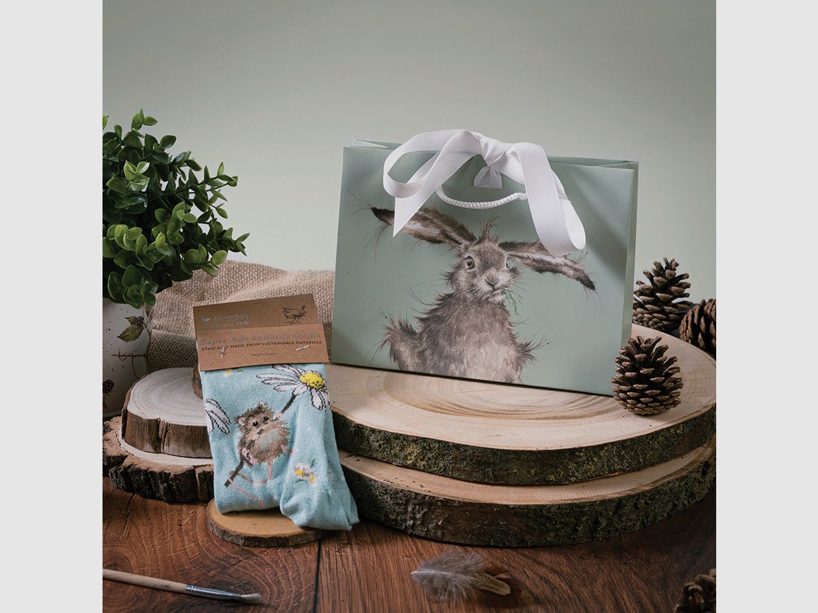 Wrendale Socken "Oops a Daisy" mit Maus