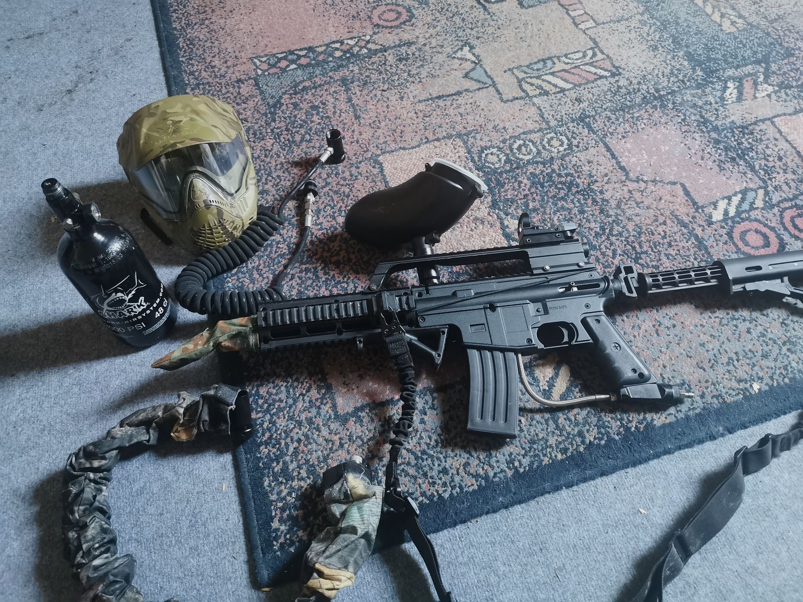 Complete paintballuitrusting