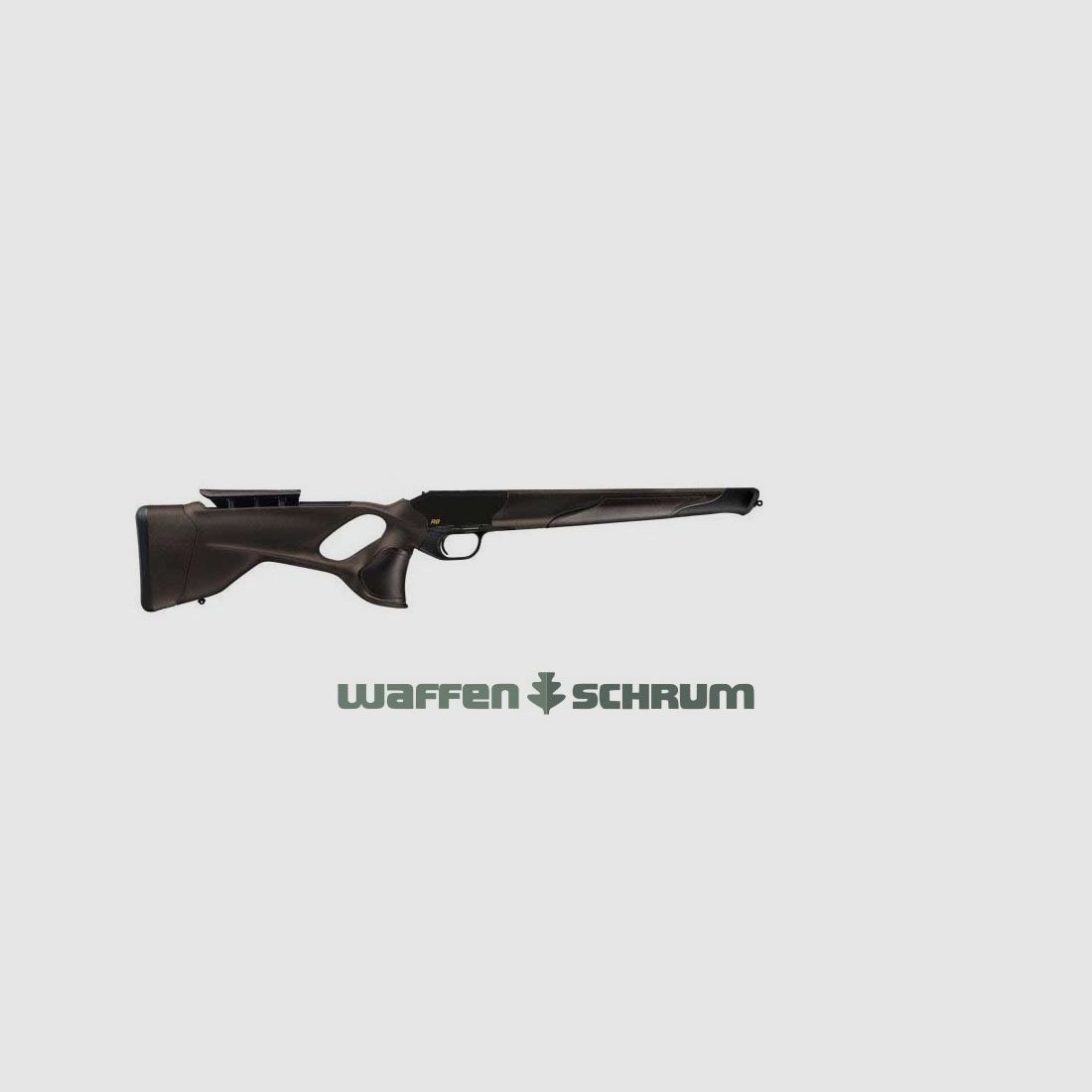 Blaser System R8 Ultimate Silence Leder / Schwarzbraun / Echtleder Cocoa / verstellbarer Schaftrücken