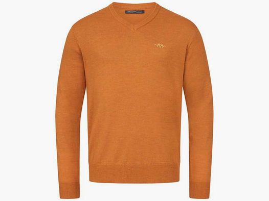 Blaser Merino V-neck trui rust