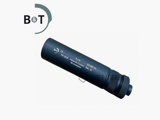 Suppressor B&T Impuls-IIA Compact 1/2X28 Cal 9x19 mm for CZ75/CZ P-07 Duty