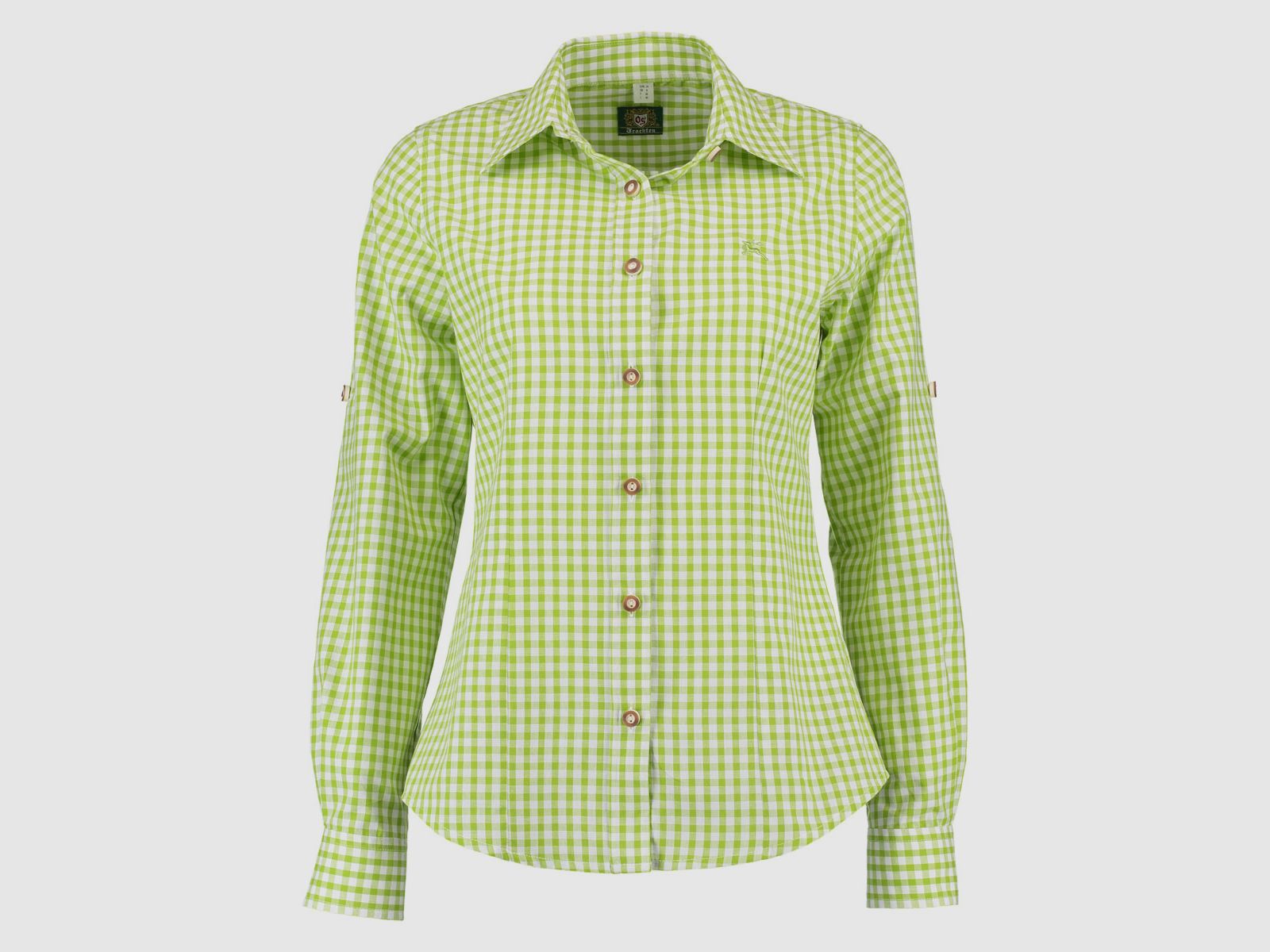 OS-Trachten Dames blouse 1/1 arm borduursel op VT, afbeelding 1 van 5