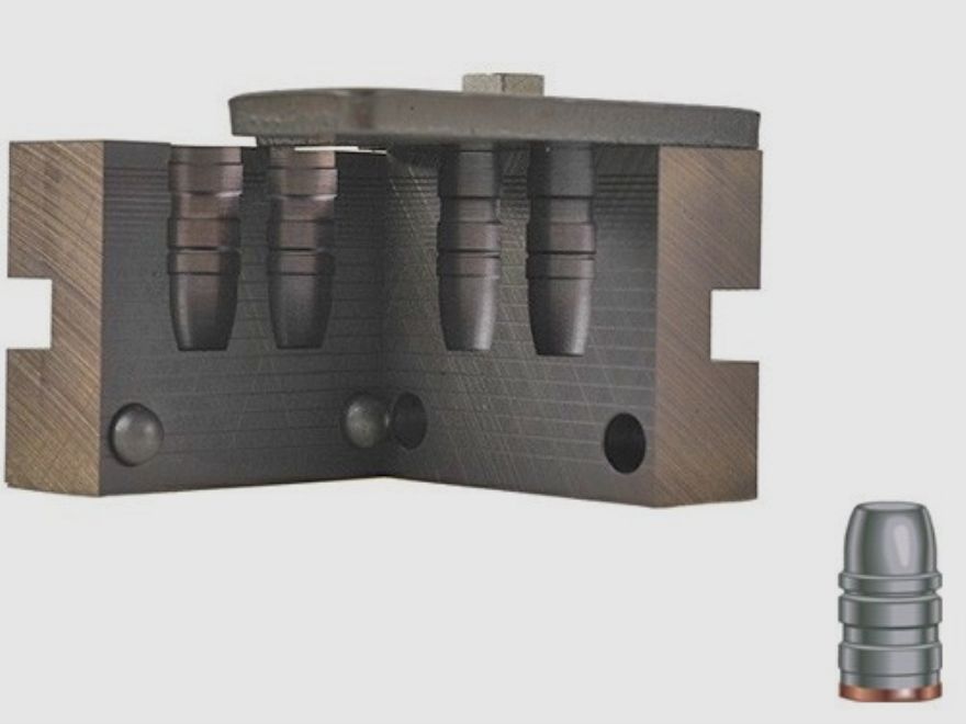 RCBS Doppelgiesskokille .430 / 10,9 mm 300 gr / 19,4 g 44-300-SWC Semi Wadcuttergeschosse Gas Check .430