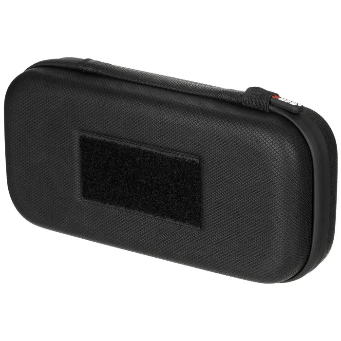 Harde tas, groot, met klittenbandsluitingen, zwart