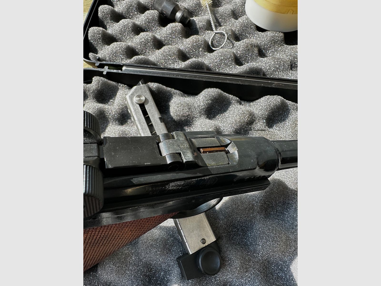 Luger 04 Marinepistole 1. Weltkrieg 8mm gas pistol, imagen 8 de 8