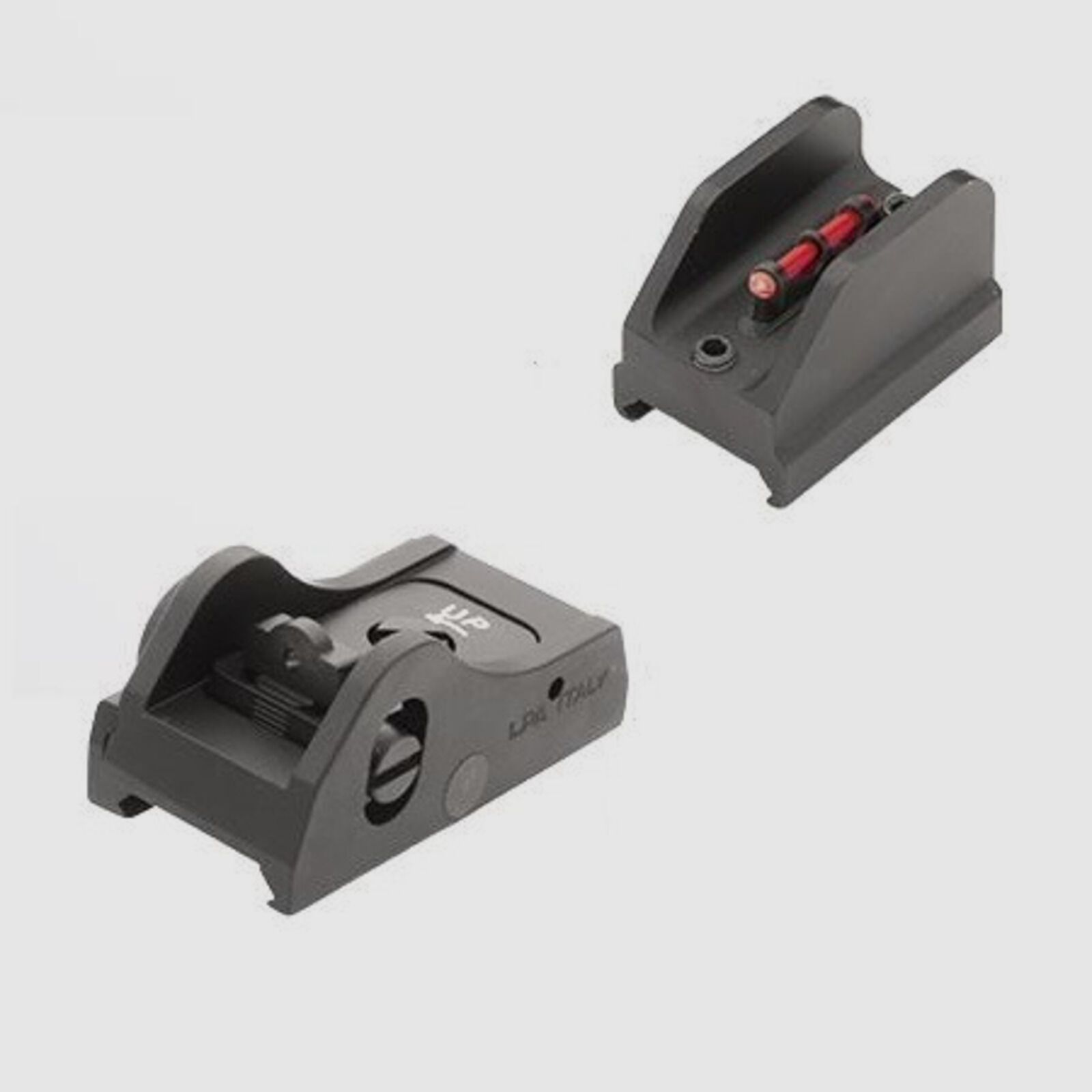 LPA STF Visierset Ghostring m/Fiber rot