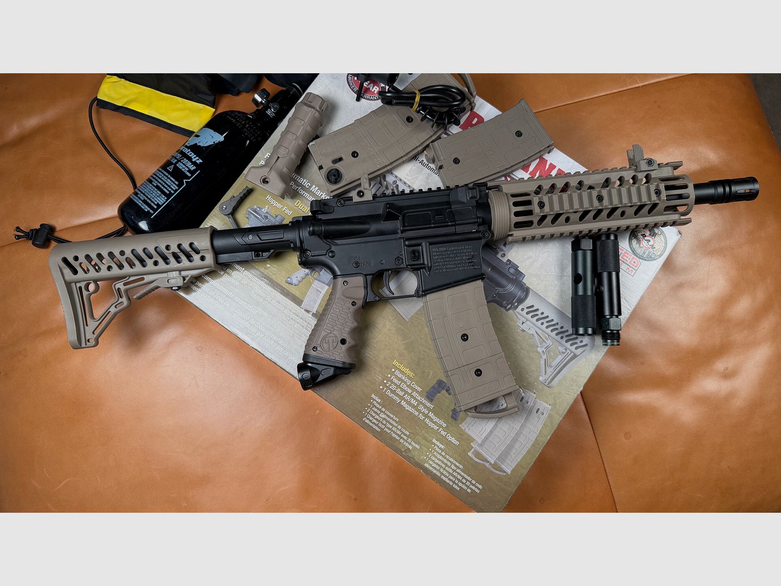 Tippmann TMC .68 RAM Marker / Set M4 Carbine – molti accessori – ottime condizioni