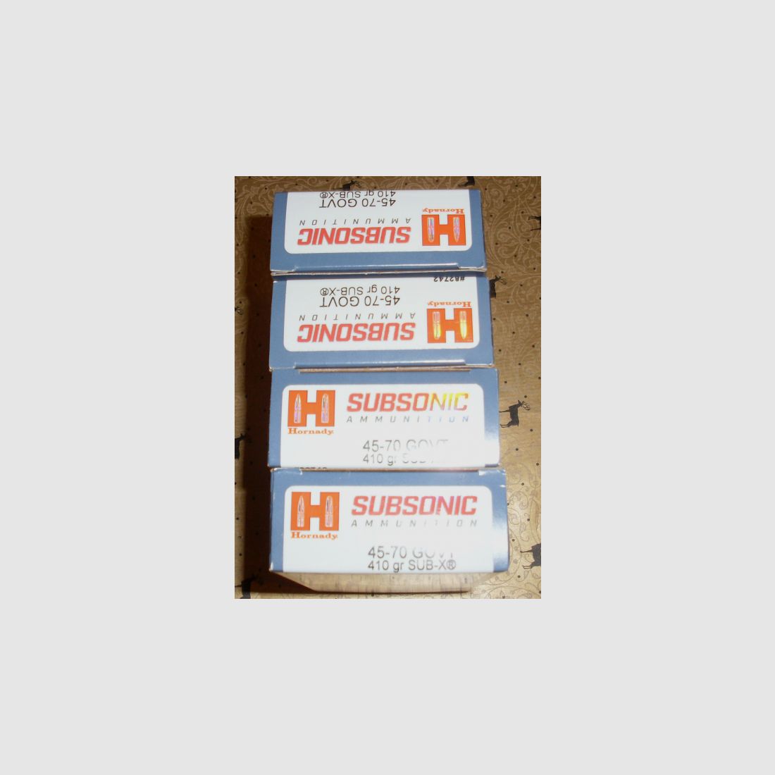 80 Schuss 45-70 GOVT 410GR SUB-X 20ER Hornady