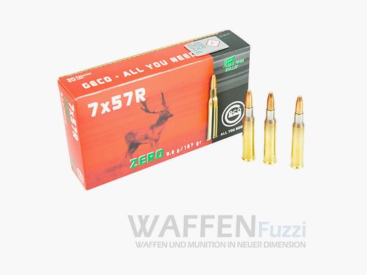 Geco Zero Jagdmunition Kaliber 7x57R bleifrei