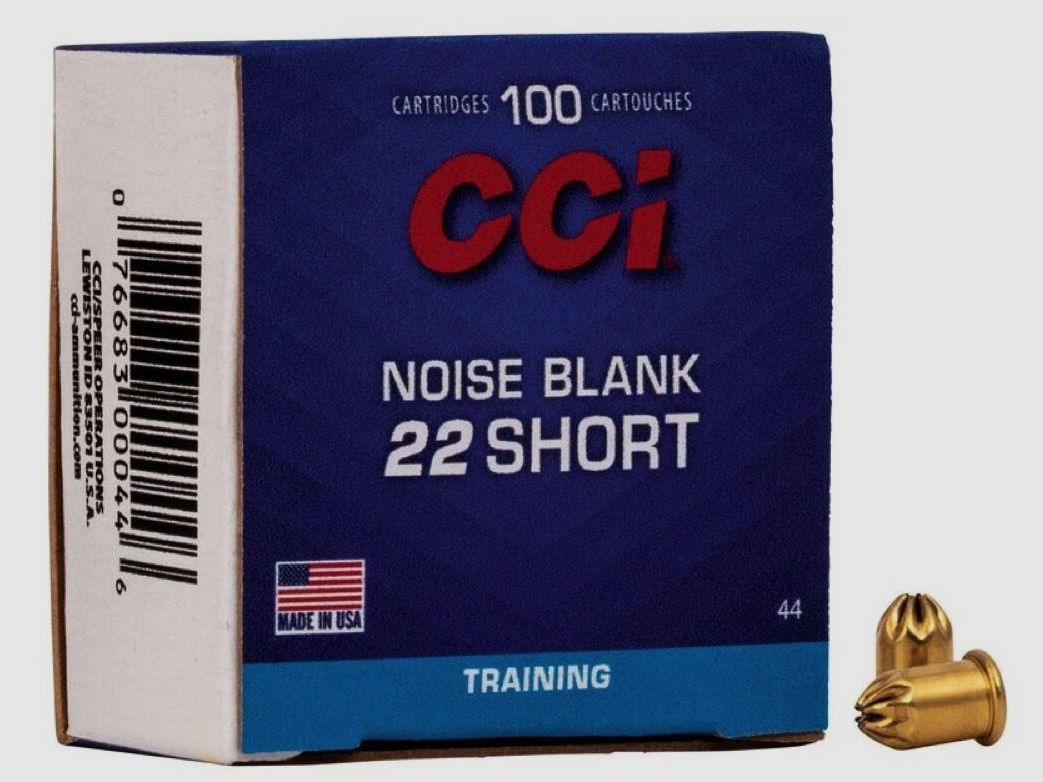 CCI Noise Blanks Knall 100St .22short