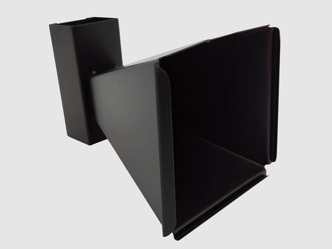 Air rifle pellet trap funnel