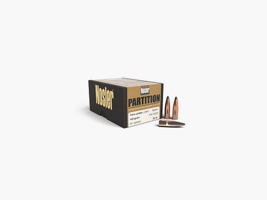 NOSLER GESCHOßE 7MM/284 140 GRS / 7,0 G PARTITION SPITZER 50 STK