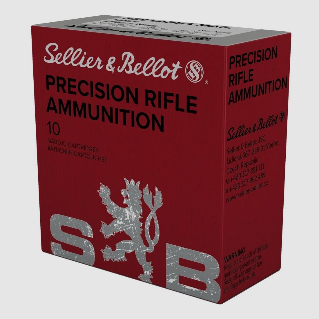 Sellier & Bellot S&B SMK HPBT 250grs. .338LapMag