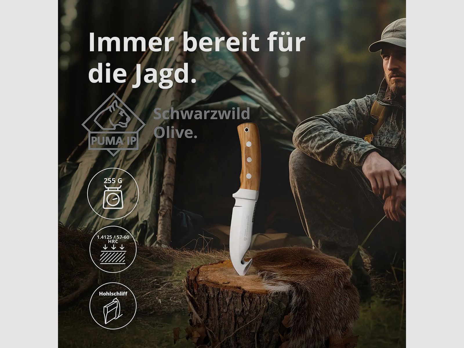 PUMA IP zwijn, olijf