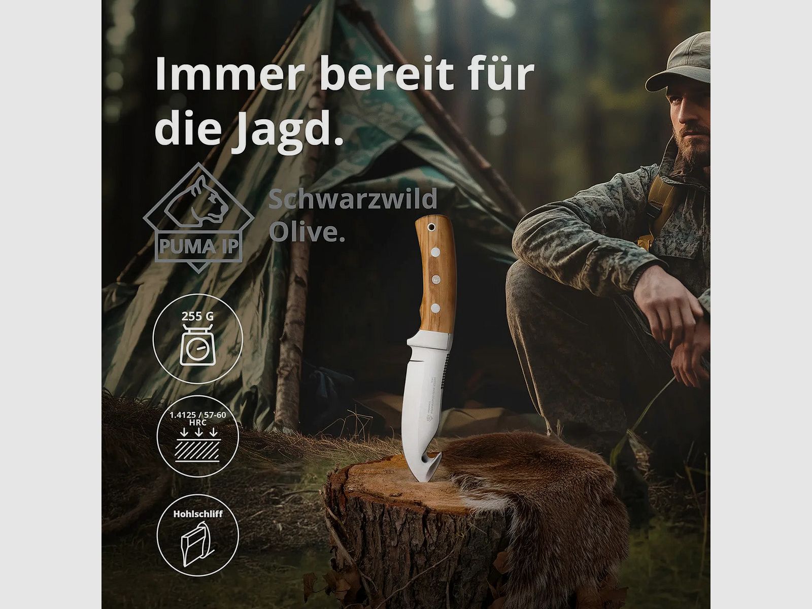 PUMA IP dzik, oliwkowy