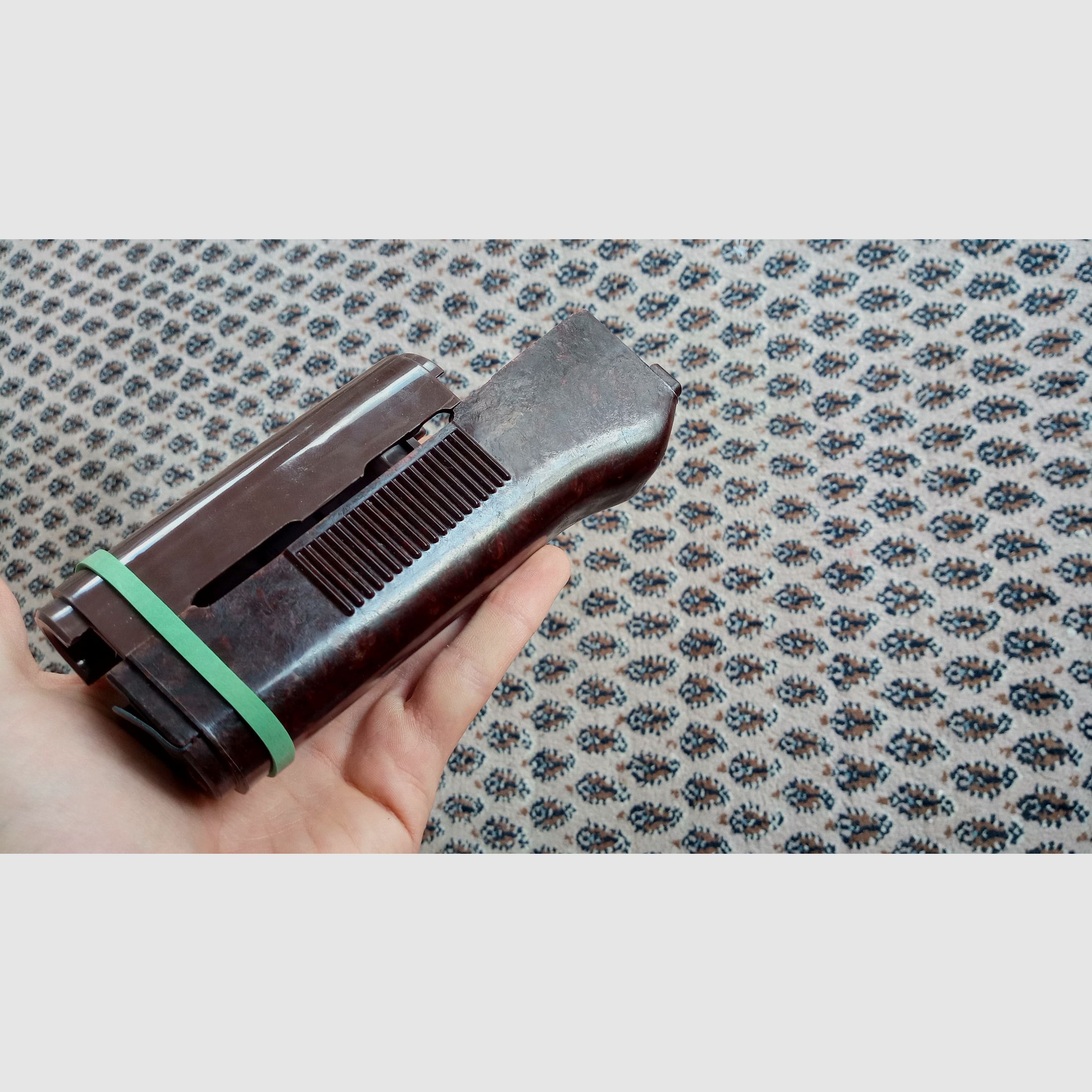 Set di protezione anteriore AKMS MPi dell'Est Germania per AKMS & AK74 DDR NVA in bakelite e plastica // montaggio indiretto anche per NEDI SDM Type 56 possibile, immagine 8 di 20