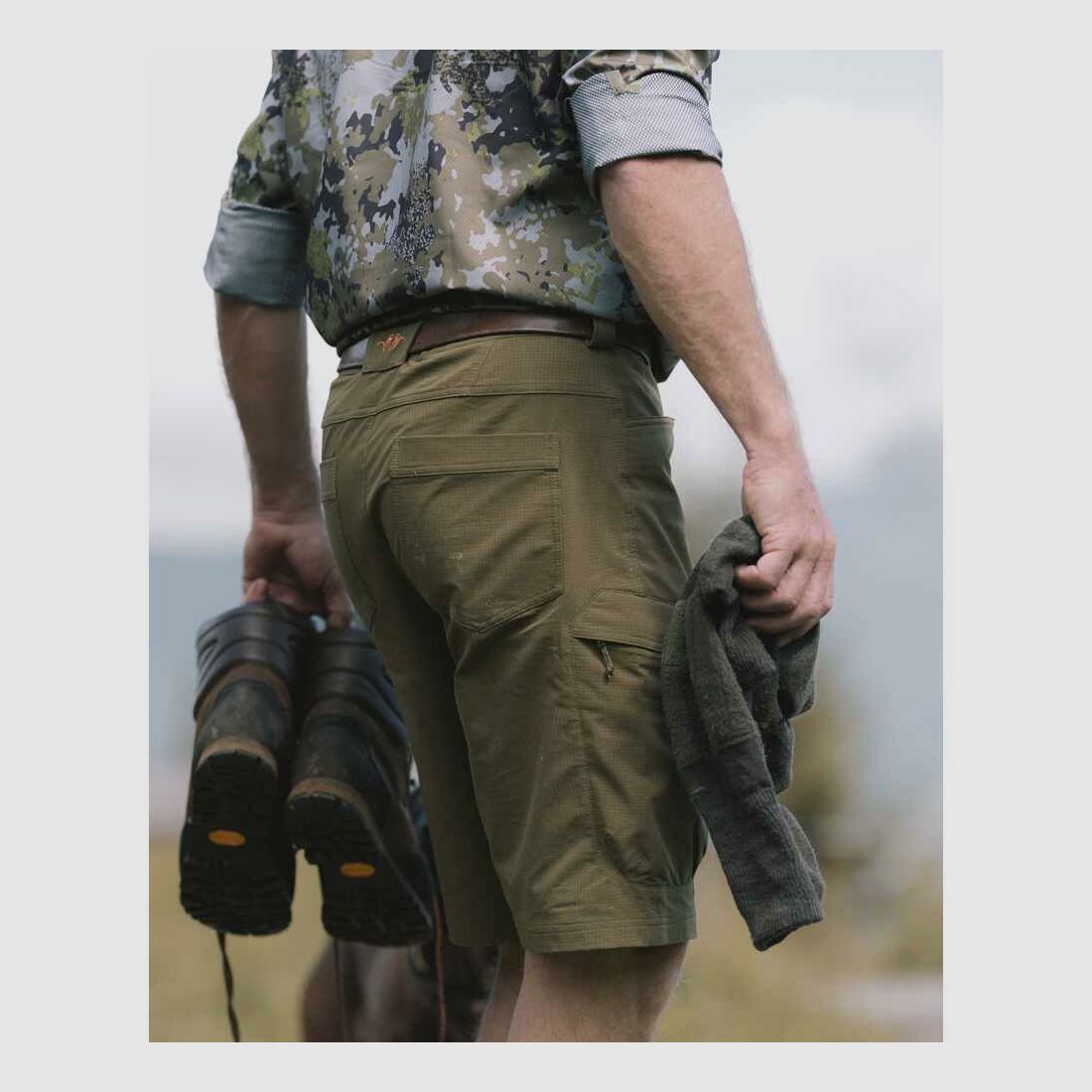Blaser Airflow Shorts 23 Dunkeloliv, Bild 4 von 4