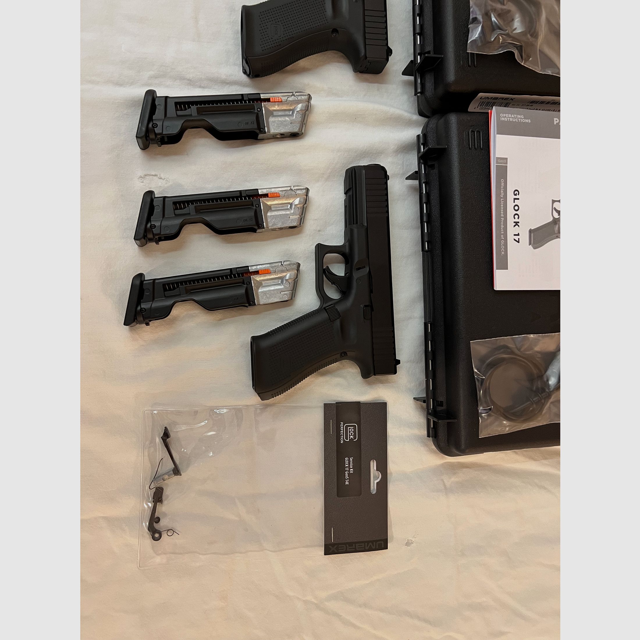 Umarex VFC Glock 17 Gen.5 T4E CO2-RAM Pistole Kal. .43 neu NP 300€