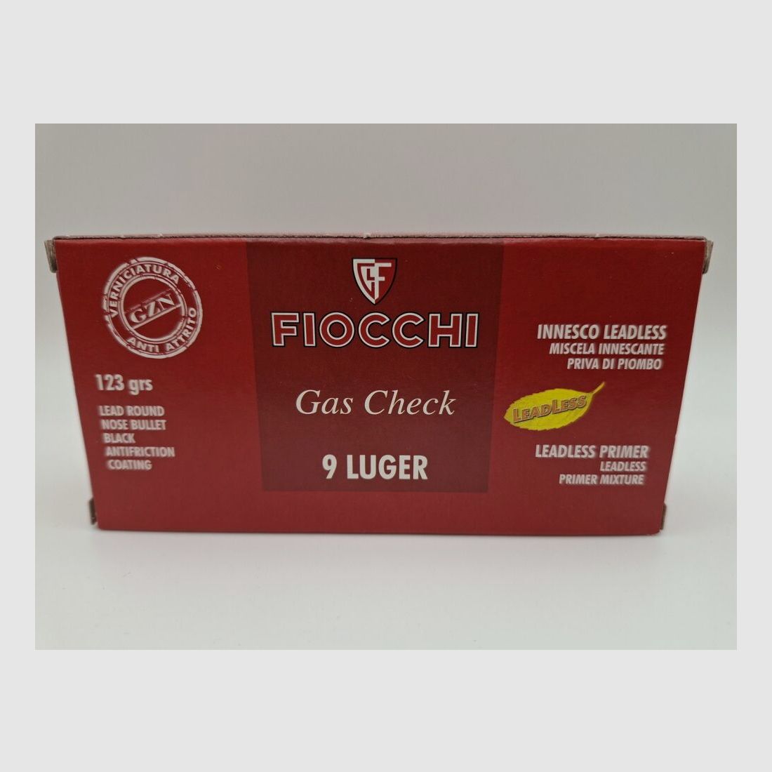 Fiocchi - Italie Classic Line LRN 123grs 9mm Luger