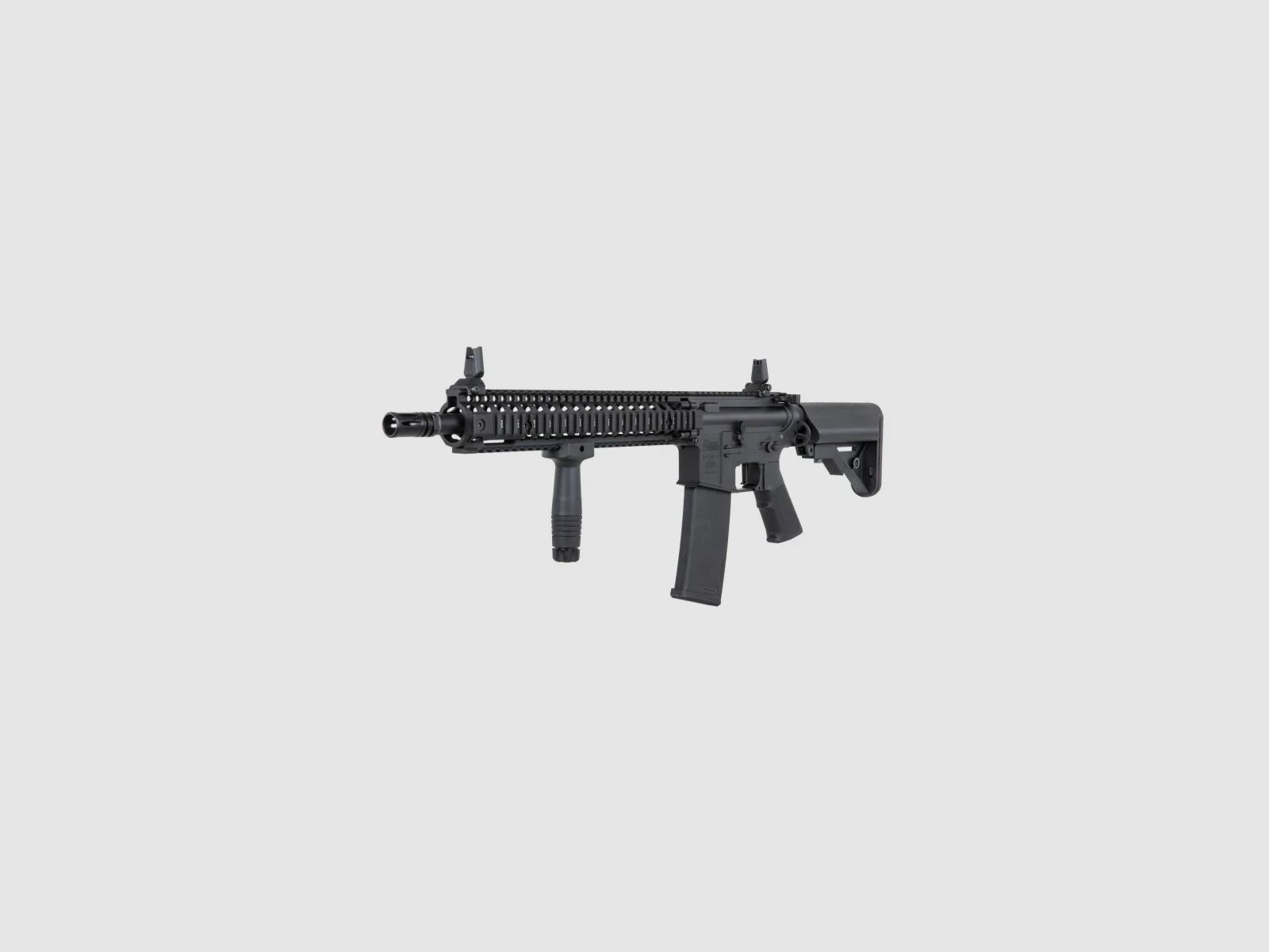 SA Daniel Defense® MK18 Block II (SA-P26 PRIME™ Aster II ETU BLDC™) Rifle Airsoft Libre a partir de 18 - Negro -F-