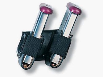SICKINGER porte-chargeur 9mm/45 simple rangée double marron 63961 Profi Box Double