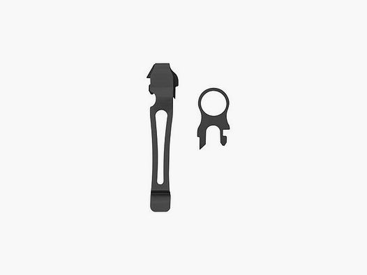 Leatherman – Clip de poche et Anneau de lanière Noir