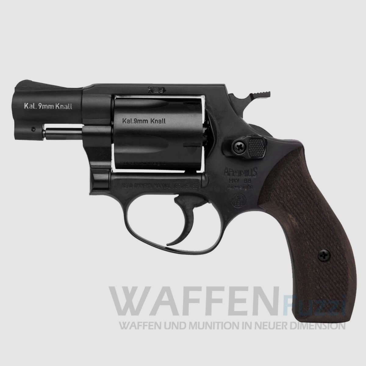 Weihrauch HW88 Super Airweight Schreckschussrevolver 9mm brüniert